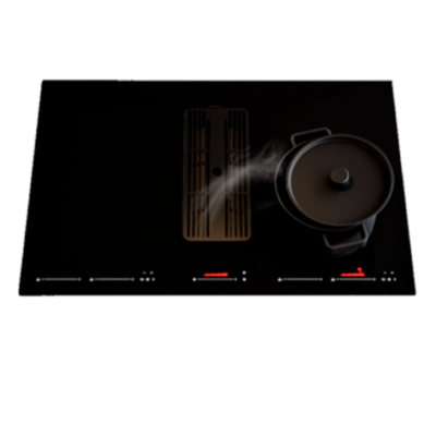 Cooktop Coifa Integrada Elanto Nero Argento 78cm | Kinetic | 220V