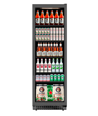 Elanto Nero Argento Beverage Cooler Sub-zero  | 60cm | 630 latas